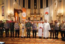 Panglima TNI Tinjau Pengamanan dan Misa Natal 2022