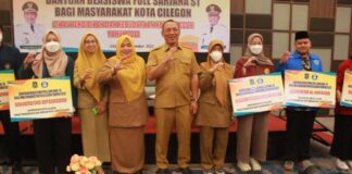 Pemkot Cilegon berikan Bantuan Beasiswa Full Sarjana S1 Kepada Warga Kota Cilegon
