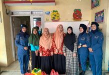 DWP Kantor UPP Kelas III Labuhan Memberikan Bantuan Paud Dharma Putra Bangsa