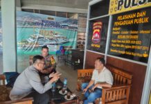 Polsek KSKP Merak menggelar Kegiatan Jum’at Curhat, mendengar Curhat dan Kritikan Masyarakat
