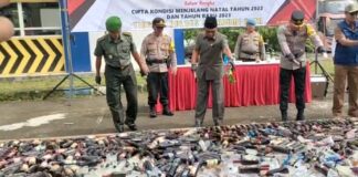 Kasdim Hadiri Apel Gelar Pasukan Operasi Lilin Lodaya 2022.