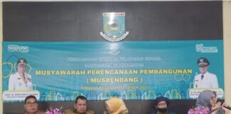 Mamat,SE.MM.Camat Ciputat Kota Tangerang Selatan : Alokasikan Dana Musrenbang Secara Optimal