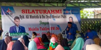Ali Mustofa Agenda kan Silaturahmi jama’ah majlis ta’lim Rw 06 kelurahan Sukamaju – Cilodong kota Depok