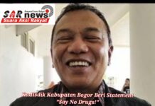 Kadisdik Kabupaten Bogor Beri Statement “Say No Drugs!”