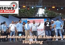 Konser Indonesia Maju di Alun-Alun Kota Tangerang Gerakan Banten Nyata, Prabowo-Gibran Satu Putaran