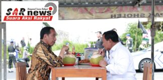 Jokowi dan Prabowo Santap Bakso Bandongan di Kios Kaki Lima Magelang, Jawa Tengah