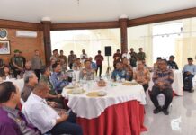 Danlantamal I Hadiri Rakor Forkopimda, KPU dan Bawaslu Sumut