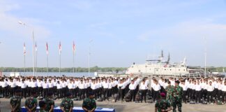 Lantamal I Laksanakan Penandatanganan Pakta Integritas Calon Bintara dan Calon Tamtama PK TNI AL Gelombang l TA 2024