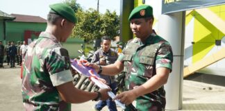 Dandim 0510/Tigaraksa Serahkan Langsung Sepeda Motor Listrik Kepada Personil Babinsa