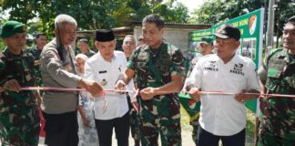 Dandim 0510/Tigaraksa Meresmikan Rumah Tidak Layak Huni Peringati HUT Kodam Jaya ke-74