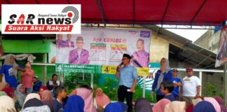 Ali Mustofa dan Dyah Mentari putri semakin kompak, Seiring sejalan dalam bersosialisasi di daerah pemilihan nya