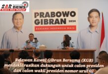 Deklarasi Dukungan, Relawan KGB Targetkan 70% Suara di DKI Jakarta untuk Prabowo-Gibran