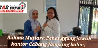 Rahma Mutiara Penanggung Jawab PERUMDA AM TJM Cabang Jampang Kulon Himbau Pelanggan Bayar Tagihan Tepat Waktu