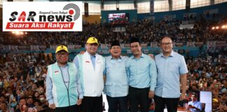 Dampingi Prabowo Sapa Warga Sulsel, Airlangga: Hanya Prabowo yang Lanjutkan Program Jokowi