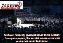 Prabowo: Kalau Saya Bersama Anak Muda, Saya Tidak Takut