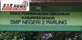 Restu Kabid Disdik Kab. Bogor Surat Sakti Pembangunan GOR SMPN 2 Parung