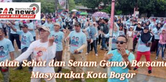 Masyarakat Kota Bogor Bareng PRPS Jalan Sehat dan Senam Gemoy