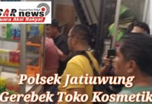 Informasi Masyarakat, Polsek Jatiuwung Gerebek Toko Kosmetik Siap Edarkan Obat Terlarang