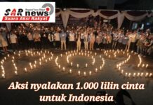 Relawan Pendukung Prabowo-Gibran Nyalakan 1.000 Lilin Cinta untuk Indonesia