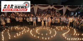 Relawan Pendukung Prabowo-Gibran Nyalakan 1.000 Lilin Cinta untuk Indonesia