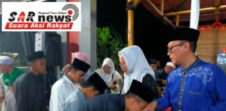 Istigosah dan pengajian di kediaman Ali Mustofa Caleg Demokrat Daerah pemilihan Kecamatan Cilodong – Tapos