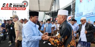 Momen Prabowo Izin ke Kiai Sebelum Joget di Panggung di Sidoarjo