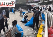 Sigap, Para Pendukung Prabowo-Gibran Inisiatif Bersihkan Sampah usai Kampanye di GBK