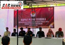 Rapat Pleno Rekapitulasi Perhitungan Suara Pemilu 2024 Kecamatan Kemang Bogor Terbuka