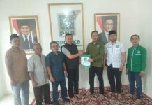 Hasyim Adnan Undang Habib Mulki ke kediamannya Saat Daftar Bacalon Bupati Di kantor PKB