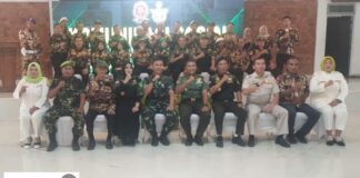 Giat Komsos Divisi Infanteri 1 Kostrad dengan Keluarga Besar TNI Tahun 2024
