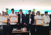 Halal bihalal BKM dan Penganugrahan Best Regional Leader. Best Executive Leader. Best Legislative Leader