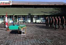 Pergeseran Jabatan Danramil Jajaran Kodim 0607/ Kota Sukabumi