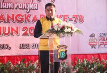 Sambut HUT Bhayangkara Ke-78, Polda Metro Jaya Gelar Bersih-Bersih Bersama Forkopimda DKI