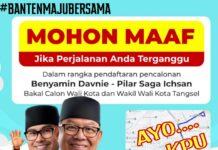 Siang Ini, GenTangsel Kawal BenPilar Daftar Ke KPU