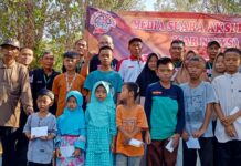 Media Suara Aksi Rakyat Mengadakan ‘Kemah Jurnalis’ dan Santunan Anak Yatim