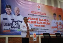 Iyos Sumantri Calon Bupati Sukabumi Hadiri acara Konsolidasi Pemenangan yang di gelar PKS