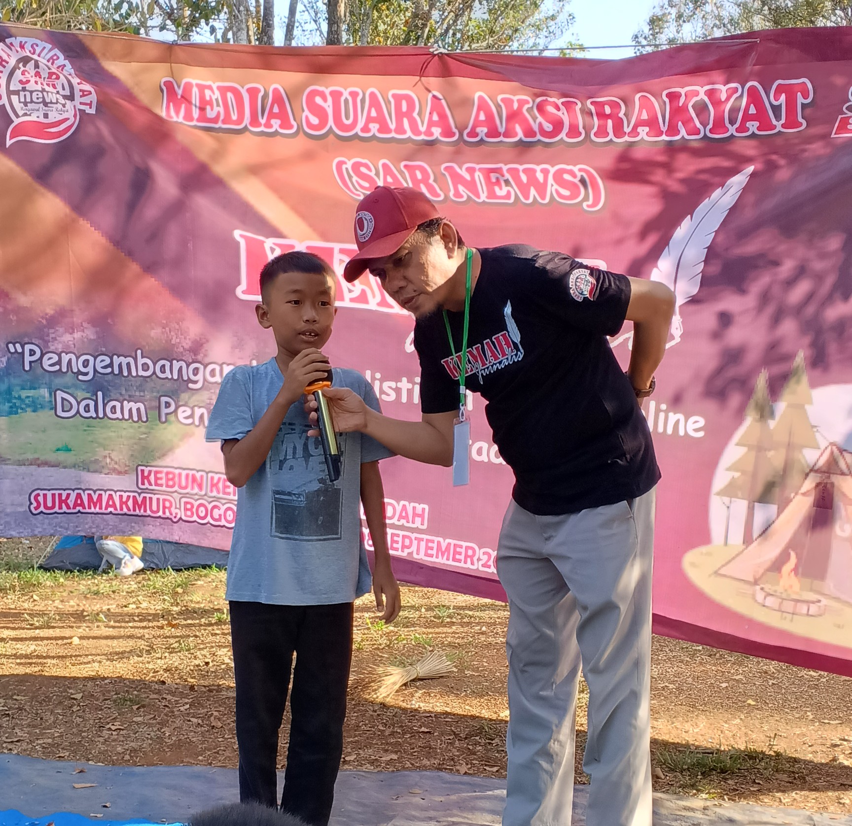 LBH Aksiyasa selaku team hukum media online SAR, ikut berpartisipasi santunan anak yatim