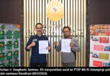 8 Tahun Berjuang Cari Keadilan, Soegiharto Santoso Surati Ketua MA