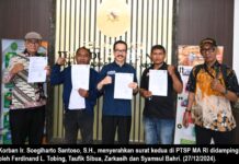 Ir. Soegiharto Santoso, SH, Pencari Keadilan Surati Ketua MA