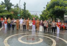 Dandim 0607/ Kota Sukabumi Hadiri Penerimaan Kirab Kedatangan Siswa Sekolah Inspektur Polisi (SIP)