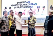 Hadiri Sosialisasi Koperasi Merah Putih, Bupati Simalungun: “Mari kita wujudkan koperasi desa yang sehat, mandiri, dan berpihak pada rakyat”.