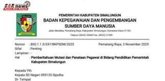 Menanggapi Isu Surat Edaran Palsu di BKPSDM Kabupaten Simalungun, Ini Sanggahan Plt. Kepala BKPSDM