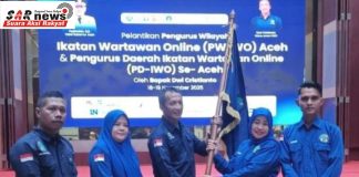 Dwi kristianto Lantik Pengurus IWO di Aceh, IWO Go Konsituen Dewan Pers