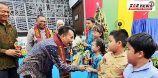 Wakil Bupati Simalungun Hadiri perayaan Natal keluarga Besar Polres Simalungun