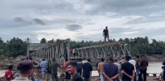 Warga Bireuen Sambut Rampungnya Jembatan Bailey Penghubung Medan-Banda Aceh: Alhamdulillah Sangat Terbantu