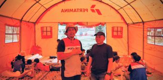 Di Pengungsian, BNPB dan Pertamina Collab Ajak Anak-Anak Aceh Tamiang Main dan Lepas Trauma
