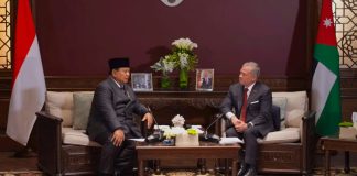 Prabowo dan Raja Yordania Tegaskan Komitmen Solusi Dua Negara untuk Perdamaian Palestina