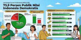 Survei LSI: 73,9 Persen Publik Nilai Indonesia Demokratis
