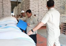Usai Beri Arahan Ketua DPRD Se-Indonesia, Prabowo Sidak Gudang Bulog Danurejo Pastikan Stok Beras Aman