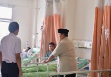 Prabowo Jenguk Korban Kecelakaan Kereta di RSUD Bekasi, Perintahkan Investigasi dan Perbaikan Lintasan